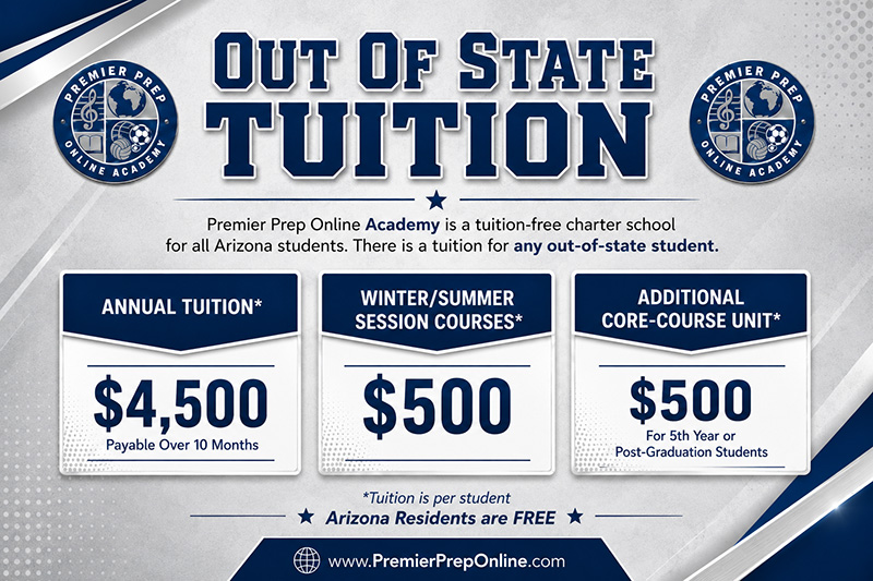 Out of state tuition flyer